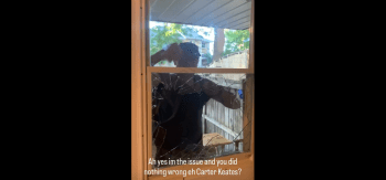 Dude Punched Out His Girlfriend Glass Door After She Wouldn’t Let Him In To Talk