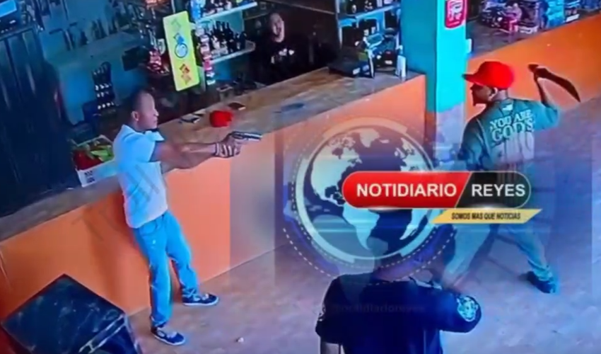 Two Guys With Machetes Thought They Could Take On A Guy With A Burner