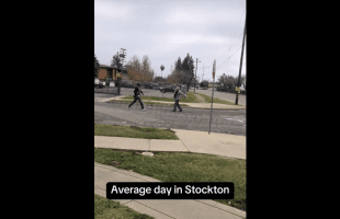 Dude Tried To Runaway From A Guy With A Baseball Bat But Ended Up Falling Victim