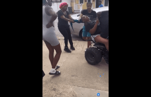 Dude Helped His Girlfriend Get Away After She Refused To Get Off A 4 Wheeler To Throw Hands