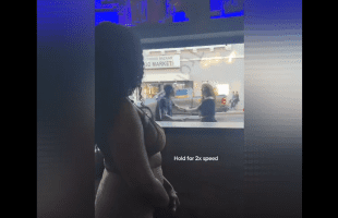 Black Men Are Angry Because A Black Woman Was Standing Around And Not Helping A Black Man That Was Getting Attacked By A Drunk White Woman After He Rejected Her