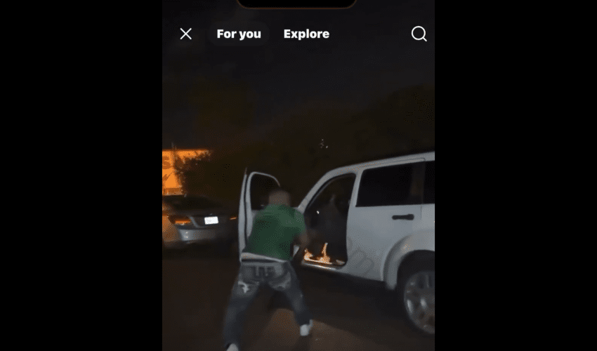 Dude Wasn’t Playing After A Guy Kept Talking Crazy To His Girlfriend And Thought He Was Gonna Pull Off Unharmed