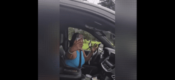 Dude Starts Crying After He Tried To Stop A Woman From Following Him. But Ended Up Grabbing On To Her SUV And Screaming For Help After She Started Driving Reckless