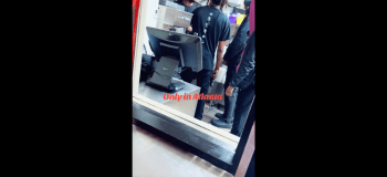 Checkers Employee Pulled Out The Strap On A Disrespectful Customer After He Came Thru The Drive Thru Window Talking Crazy