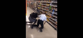 Security Guard Gets His Thumb Bitten Off By A Thief After He Tried To Stop Him Stealing