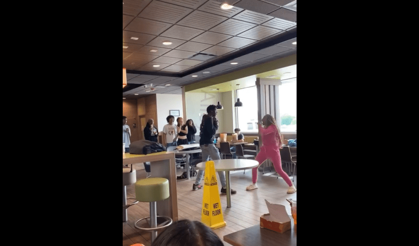 Dude Walks Away After He Got Violated By A Girl In Front Of Everybody