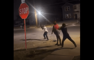 Woman Creeped Up And Knocked Out Another Woman With A Stick After She Tried To Attack Her Boyfriend