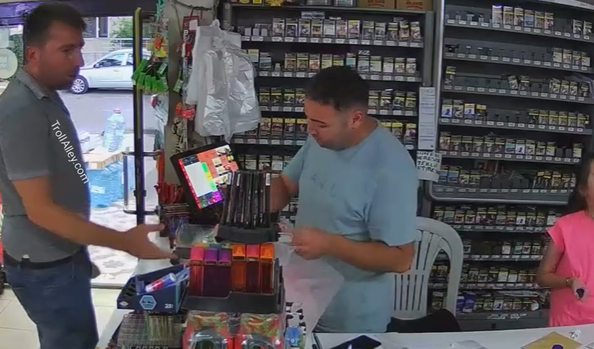 Small Girl Was Shielded After A Massive Earthquake In Store