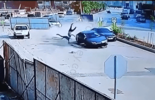 Two Men Doing A Construction Inspection Gets Taken Out By Drunk Driver