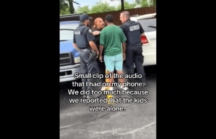 Woman Gets Mad After Her Babyfather New Girlfriend Called Police On Her For Leaving Her 3 Kids Alone For 8 Hours During Joint Custody