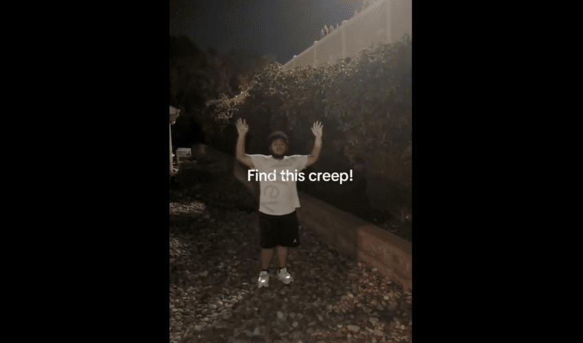 Woman Caught A Creep Beside Her House With A Beer Looking Thru Her Window Where Her Kids Sleep