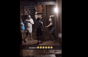 Dude Wont Go To This Woman House Anymore After Getting A Glass Bottle Treatment For Threatening Her