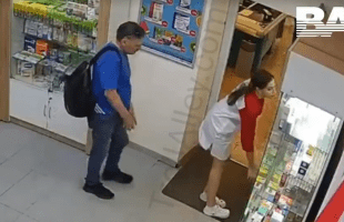 Creep Caught Doing This To A Worker Behind Her Back While She Helping Him