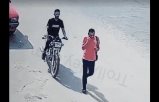 Thief Tried To Snatch A Man Phone And Pulled Out A Machete After He Failed