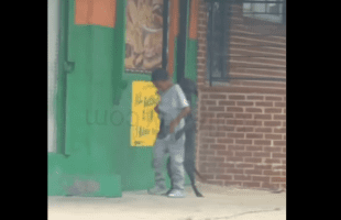 They Laughed After They Seen A Small Boy Getting Harassed By A Dog In A Weird Way