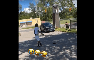 Girl Gets Insta Karma After She Tried To Stab A Man Tires And Run