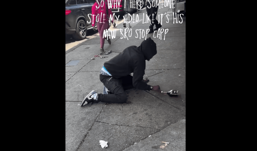 Dude Still Tried To Grab His Liquor After He Got Knocked Unconscious By A Man And Then Gets Robbed By A Girl