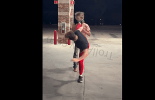 Dude Ended This Fade With A Crucial Kick