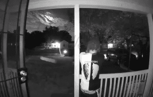 Dude Shoots Back After He Came Out To A Car Shooting At His House While His Family Was There