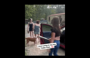 Trailer Park Families Gets Into A Heated Altercation In Their Neighborhood