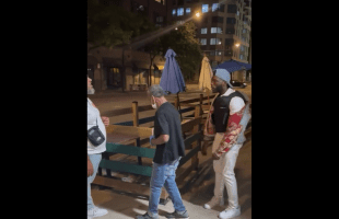 Dude Was Scared To Confront The Guy That Kept Violating Him, So Instead He Kept Talking Crazy To The Other Guy That Wasn’t Doing Anything To Him