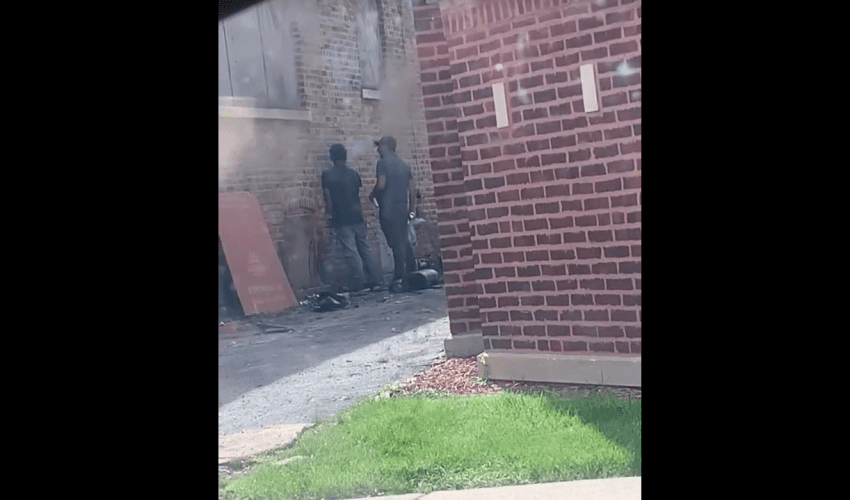 Drunk Migrant Caught Violating Another Migrant While He Was Using The Restroom On The Job