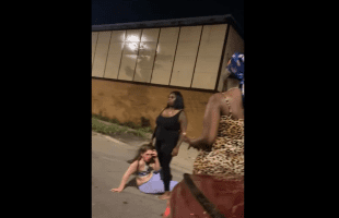 Woman Gets Beaten By Another Woman After She Tried To Escape After Committing A Hit And Run