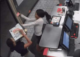 Girl Pizza Got Ruined After Her Opp Spotted Her And Handled Business On Sight