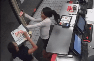 Girl Pizza Got Ruined After Her Opp Spotted Her And Handled Business On Sight