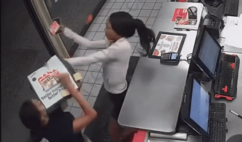 Girl Pizza Got Ruined After Her Opp Spotted Her And Handled Business On Sight