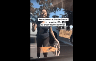 Dental Receptionist Crashes Out After She Pulled Out The Strap On A Disrespectful Customer