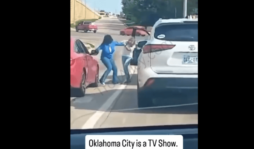 Elderly Karen Gets Her Azz Tore Up After She Got Out Her Car During A Road Dispute And Called A Woman The N Word In Her Face