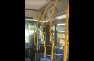 You A B*ch: Bus Driver Gets Into A Altercation With A Passenger And Gets Put In His Place Quick