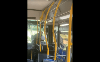 You A B*ch: Bus Driver Gets Into A Altercation With A Passenger And Gets Put In His Place Quick
