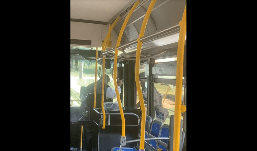 You A B*ch: Bus Driver Gets Into A Altercation With A Passenger And Gets Put In His Place Quick