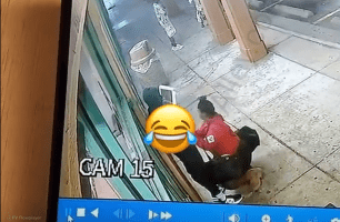 Dude Tried To Hide His Face From His Girlfriend After A Woman Off Him Some Sloppy