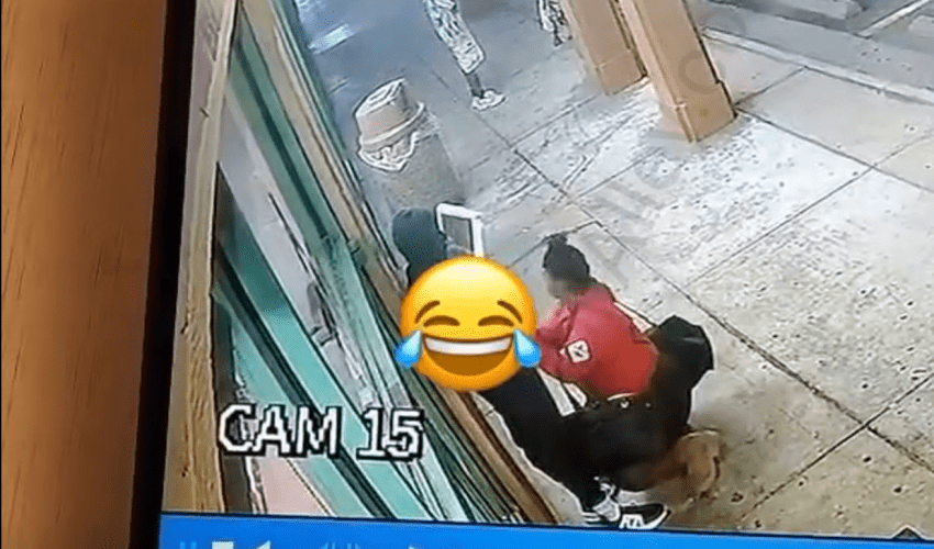 Dude Tried To Hide His Face From His Girlfriend After A Woman Off Him Some Sloppy