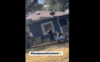Woman Caught Using A Whip On A Woman In Austin Texas While She Stood And Face The Tree