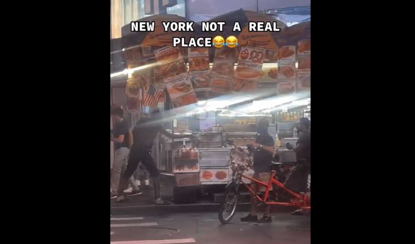 Homeless Guy Piss In A Bottle And Threw It On A Street Vender For Not Giving Him Food