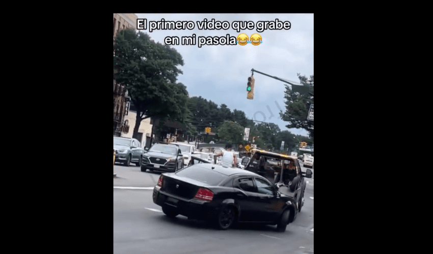 Dude Struggled To Get His Car Back From A Tow Truck And Wouldn’t Let Go Of It