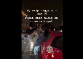 Woman Gets A Crucial Kick To The Chin After She Brung A Knife To Fight A Man