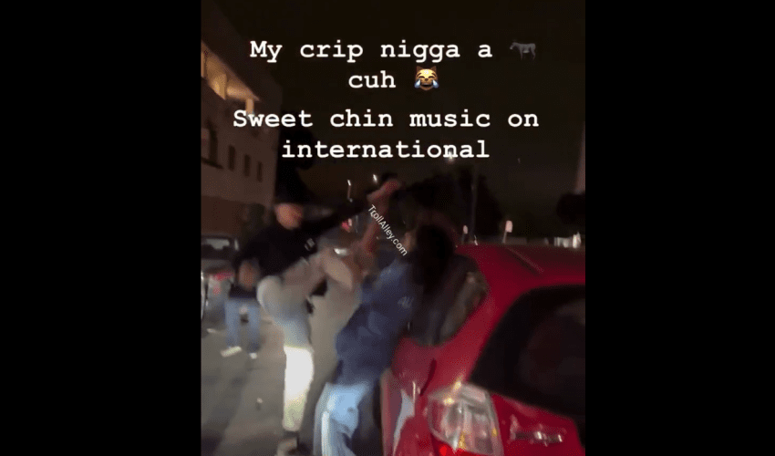 Woman Gets A Crucial Kick To The Chin After She Brung A Knife To Fight A Man