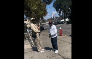 Dude Gets Confronted While Talking To His Homie For Snitching On Somebody Else Homie In Court