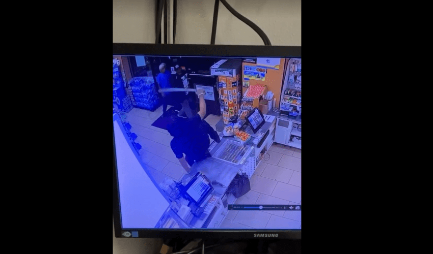 7-11 Worker Pulled Out A Machete After A Customer Threw Something At Him