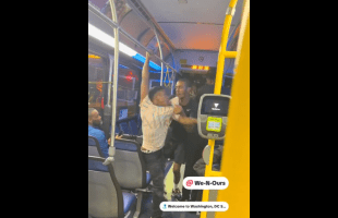 Woman Flips Out On A Elderly Man For Talking Bad About Her Mother On The Bus