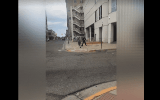 Police Handles A Guy After He Swung On Him During A Argument