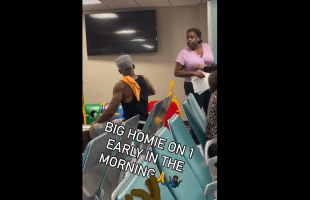 Woman Goes Off On A Piru Blood Member For Disrespecting Her At The Welfare Office