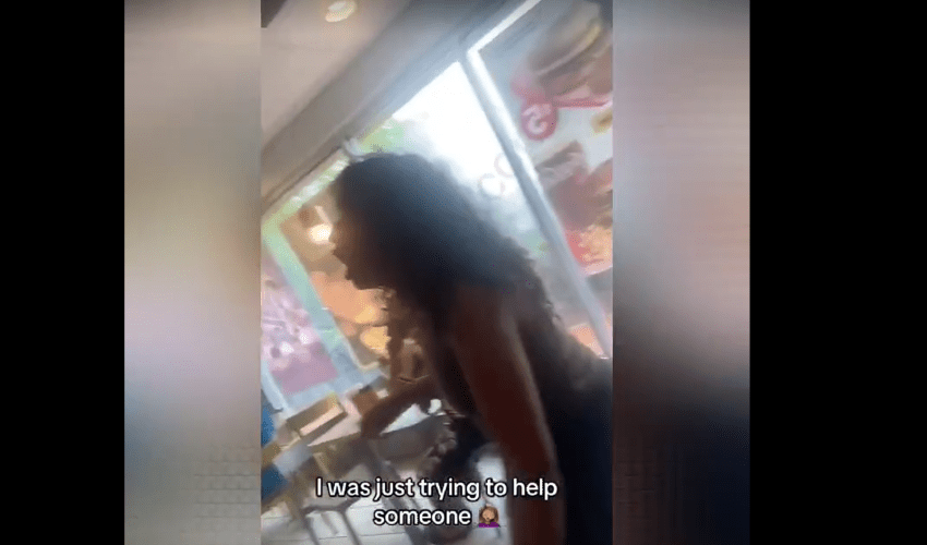 Woman Goes Off On A Man After She Seen Him With A Beautiful Intoxicated Girl And Thought He Was Taking Advantage Of Her