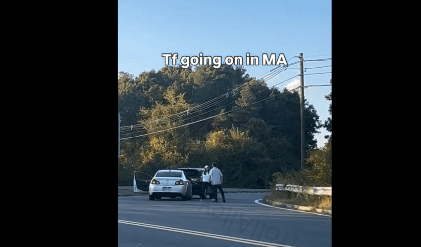 Woman Got Beat Up After She Got Out The Car To Attack A Man During Road Rage After Her Husband Warned Her Not To Engage