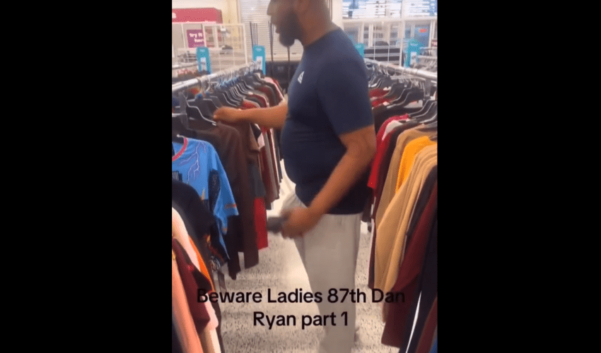 Creep That Says He Has Two Daughters Gets Caught Sniping A Woman In A Kid Clothes Section